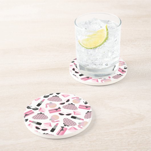 Geldbeutel parfümieren u. Lippenstift-Untersetzer Sandstein Untersetzer (Seite)