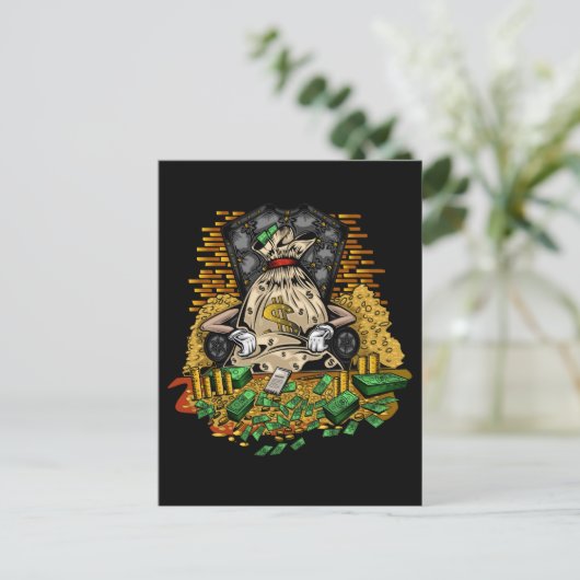 Geldbeutel Postkarte (Stehend Vorderseite)