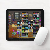 Geldbeutel-Raum-Mausunterlage Mousepad (Mit Mouse)