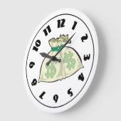Geldbeutel-Uhr Große Wanduhr (Winkel)