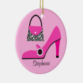 Geldbeutel-und Schuh-Weihnachtsverzierung Keramikornament (Rechts)