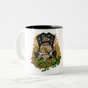 Geldbeutel Zweifarbige Tasse