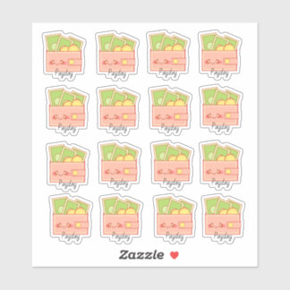 Geldbörse Aufkleber