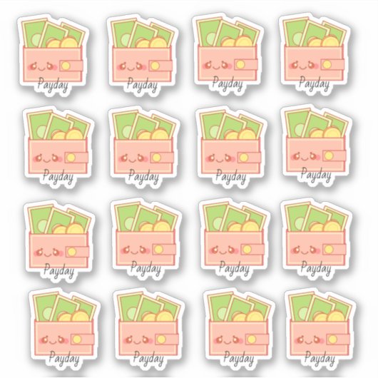 Geldbörse Aufkleber (Vorderseite)