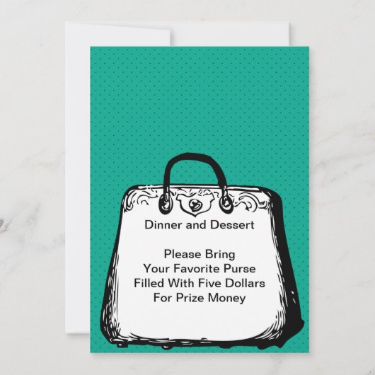 Geldbörse Einladung (Rückseite)