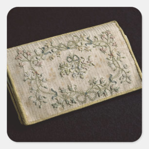 Geldbörse Quadratischer Aufkleber