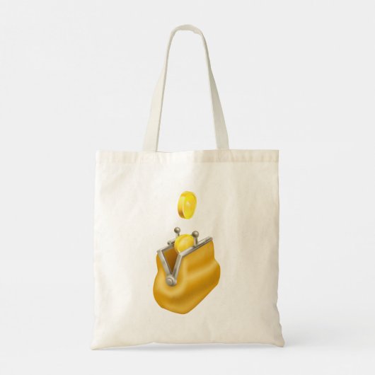Geldbörse Tote Bag Tragetasche (Rückseite)