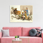 Geldbußen für den Verkauf von lebendem Fisch Leinwanddruck (Insitu (Wohnzimmer))