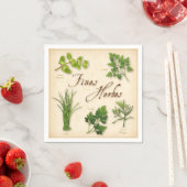Geldbußen Herbes Paper Napkins Serviette (Beispiel)