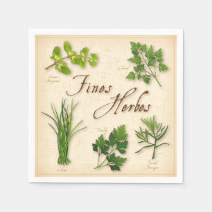 Geldbußen Herbes Paper Napkins Serviette