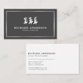 Gelddispositions-beruflicher Finanzplaner 1 Visitenkarte (Vorne/Hinten)