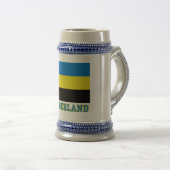 Gelderland-Flagge mit Namen Bierglas (VorderseiteRechts)