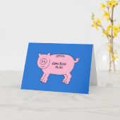 Geldgeschenk - Neuer Babyfonds Karte (Gelbe Blume)