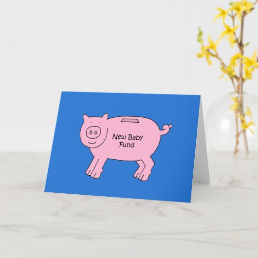 Geldgeschenk - Neuer Babyfonds Karte (Gelbe Blume)