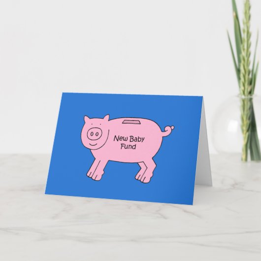 Geldgeschenk - Neuer Babyfonds Karte (Vorderseite)