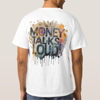 Geldgespräche laut T-Shirt