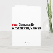 Geldgrußkarte Karte (Rückseite)