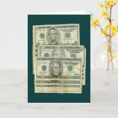 Geldgrußkarte Karte (Gelbe Blume)