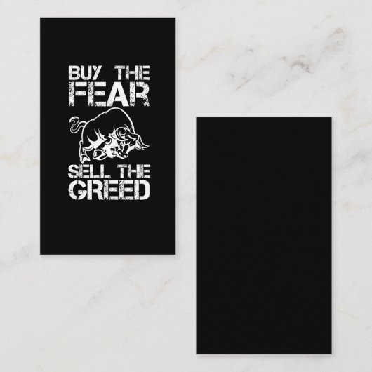 Geldhändler Visitenkarte (Vorne/Hinten)