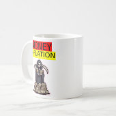 Geldinflation Kaffeetasse (Vorderseite Links)