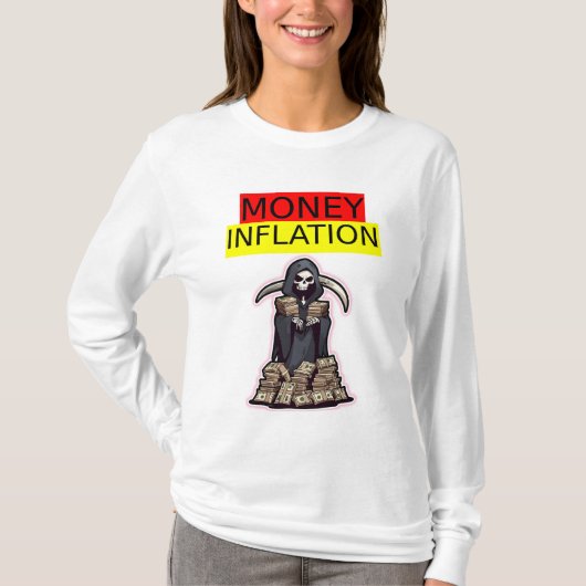 Geldinflation T-Shirt (Vorderseite)