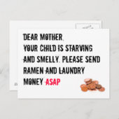 Geldkarte Postkarte (Vorne/Hinten)