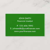 Geldkarte Visitenkarte (Rückseite)