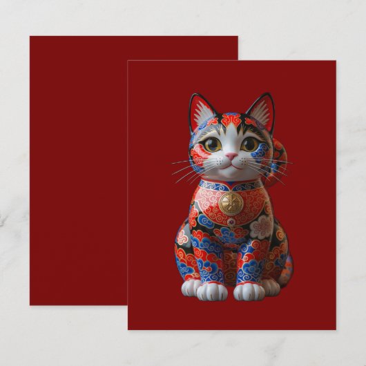 Geldkatze Begleitkarte (Vorne/Hinten)