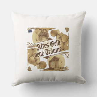 Geldkissen – Vintage-Design mit Euro-Motiven Kissen