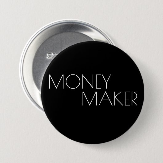 Geldmacher - einfacher Button (Vorne & Hinten)