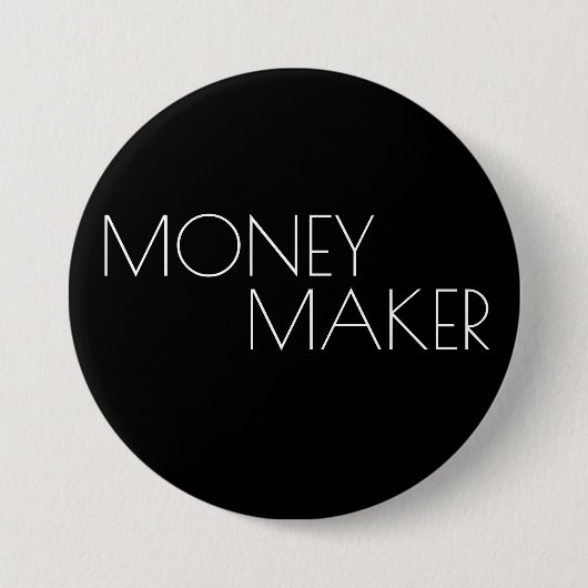 Geldmacher - einfacher Button (Vorderseite)