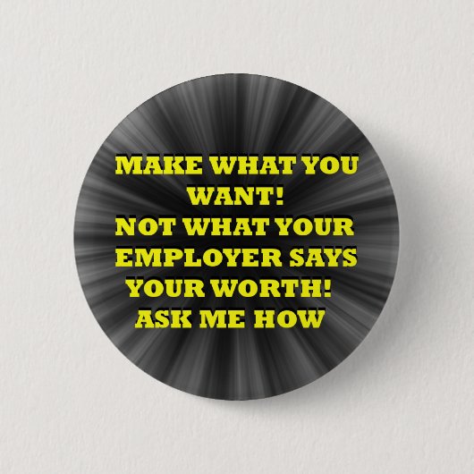 Geldmacher-Knopf Button (Vorderseite)