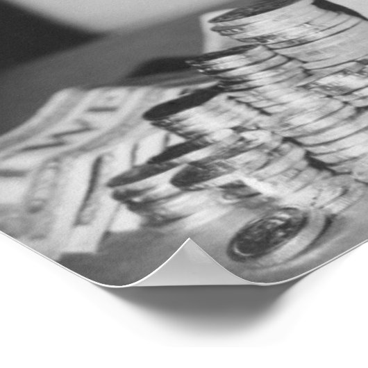 Geldmangel Poster (Ecke)