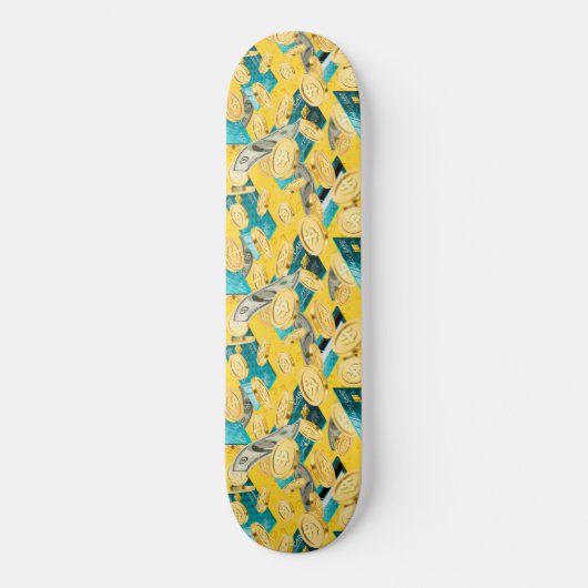 Geldmuster Skateboard (Vorderseite)