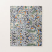 Geldpuzzle mit 100 Dollar-Scheine Puzzle (Vertikal)