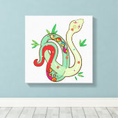Geldschlange Leinwanddruck (Insitu (Holzboden))
