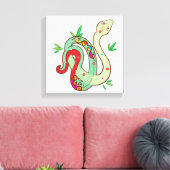 Geldschlange Leinwanddruck (Insitu (Wohnzimmer))