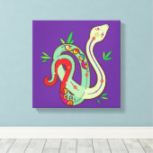 Geldschlange Leinwanddruck (Insitu (Holzboden))