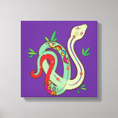 Geldschlange Leinwanddruck (Vorderseite)