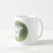 Geldstapel Bargeld Grüne Rücken Kaffeetasse (VorderseiteRechts)