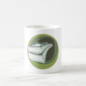 Geldstapel Bargeld Grüne Rücken Kaffeetasse (Mittel)