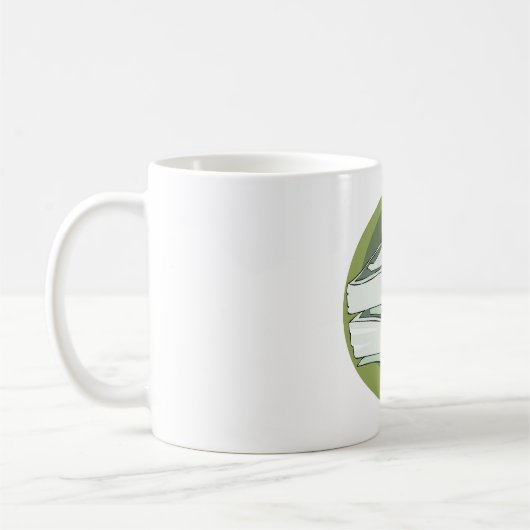 Geldstapel Bargeld Grüne Rücken Kaffeetasse (Links)