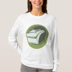 Geldstapel Bargeld Grüne Rücken T-Shirt