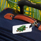 Geldstapel mit Geldmünzen Gepäckanhänger