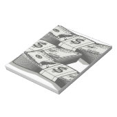 Geldstapel Notizblock (Rotiert)