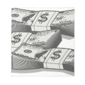 Geldstapel Notizblock (Vorderseite)