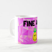 Geldstrafe als Ananas 11 Unze. Tasse (Vorderseite Links)