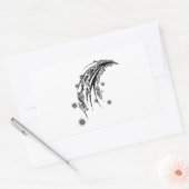 Geldstream-Rechteck-Aufkleber Rechteckiger Aufkleber (Umschlag)