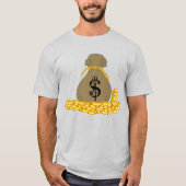 Geldtaschen Gold T-Shirt (Vorderseite)
