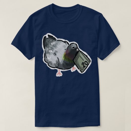 Geldtaube 2 T-Shirt (Design vorne)